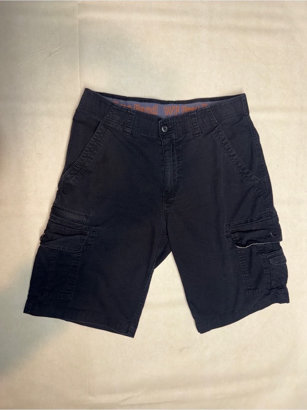 Wearfirst Black Men's Cargo Shorts with Utility Pockets